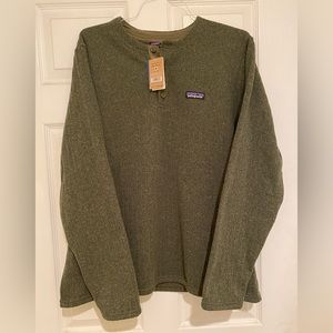 NWT Patagonia Men’s Better Sweater Henley Pullover- Large